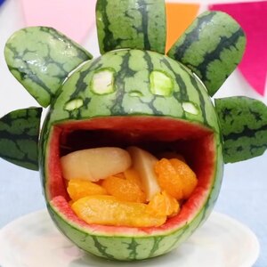 スイカでお化け⁉サンサンスイカアレンジ!